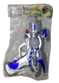 SB.PISTOLAS ESPACIAL E/BOLSA 55821 25CM      CON SONIDO A PILAS NO INCL. ARMAS REVOLVER