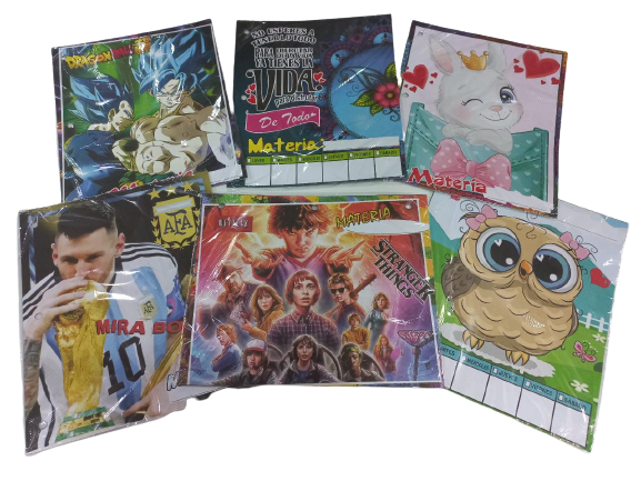MAXI.ASIGNATURAS X6 ESCOLARES                PERSONAJES