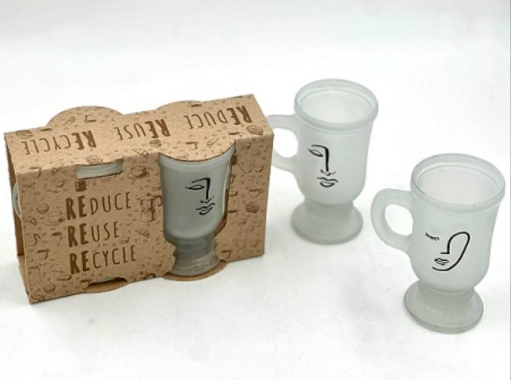FE.JARRITOS CAPUCHINO PACK X4U E/CAJA   DECORADOS Nº490637