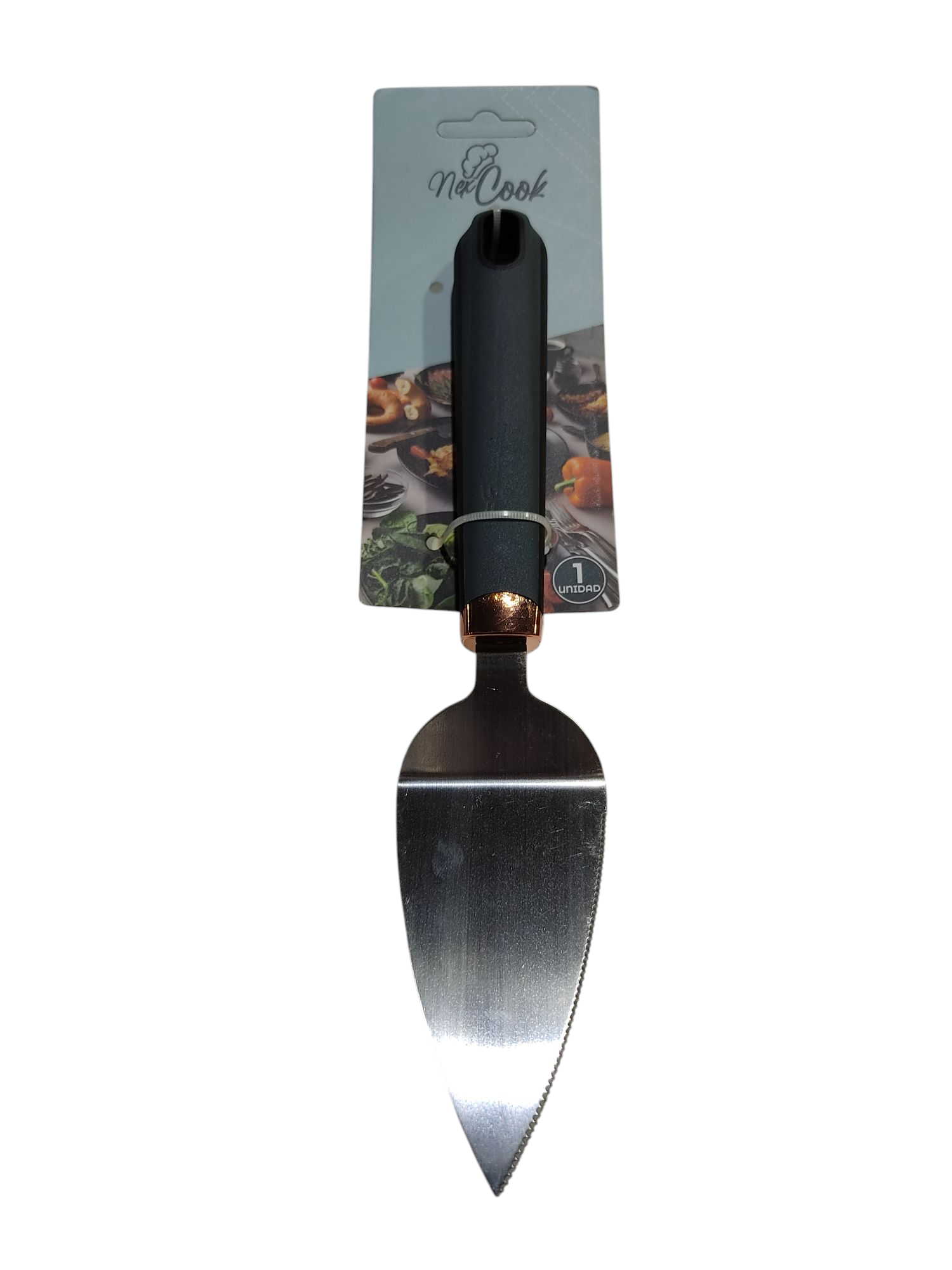 KK ESPATULA ACERO 25 CM HD8015 P/CORTAR TARTAS M/PLASTICO