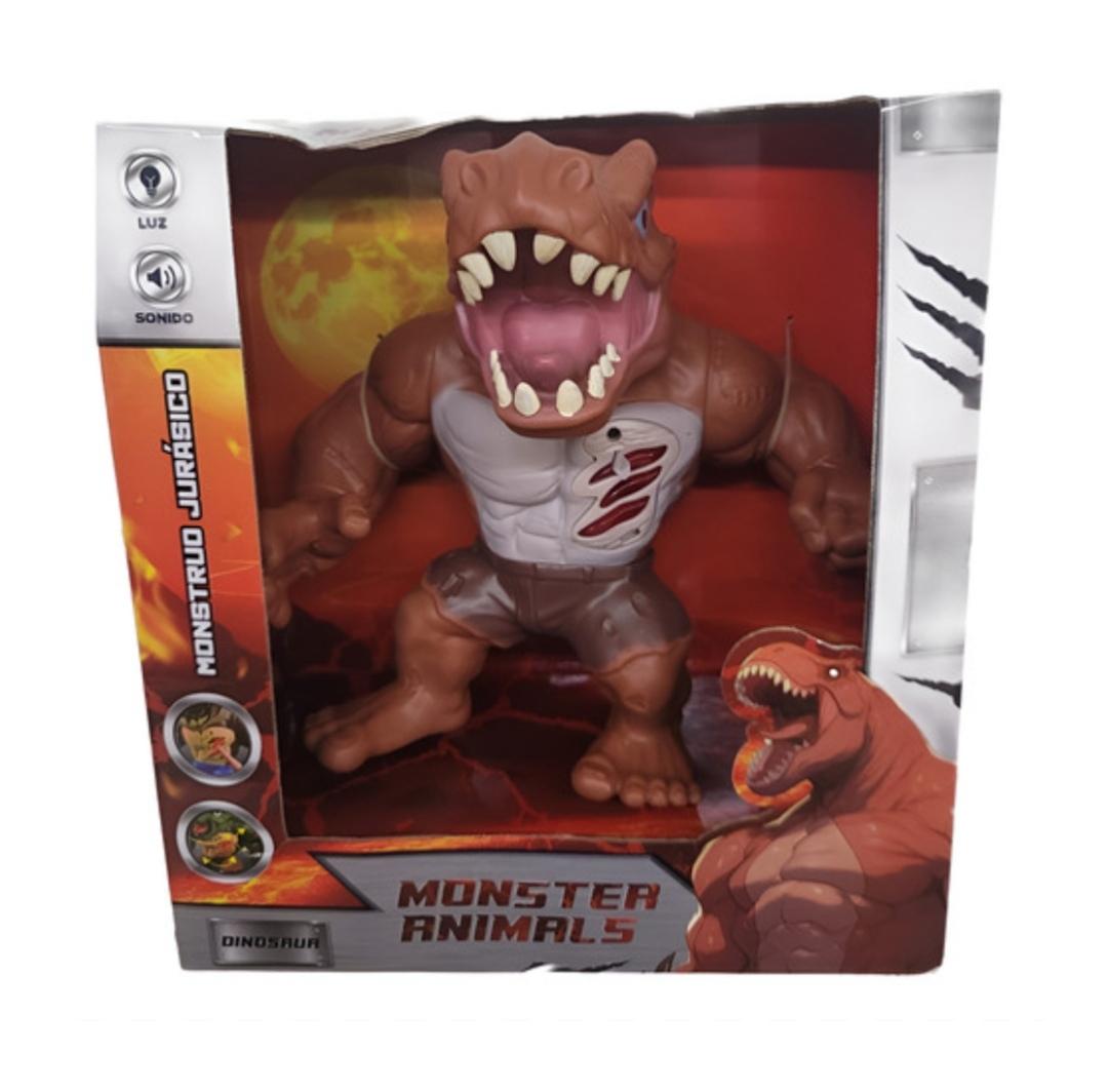 SB.MONSTER ANIMAL 56150 C/LUZ Y SONIDO E/CAJA ARTICULADO DINOSAURIO JURASICO