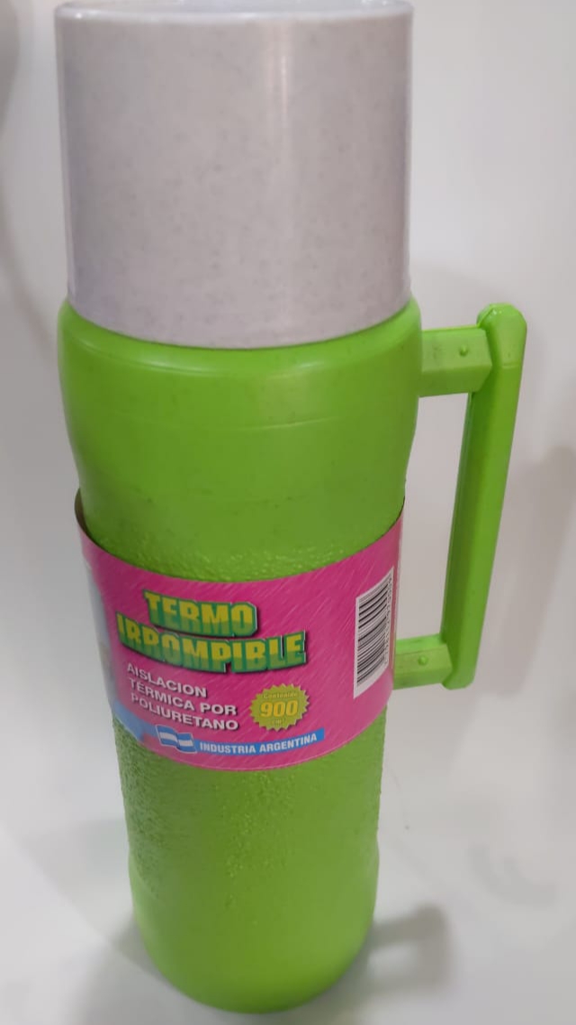 TERMOS IRROMPIBLE POLIURETANO 900 CM3        INTERIOR PLASTICO